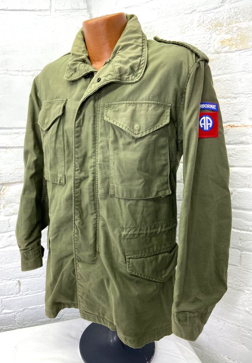 Vintage US Army 82nd Airborne Patched Field Jacket eBay
