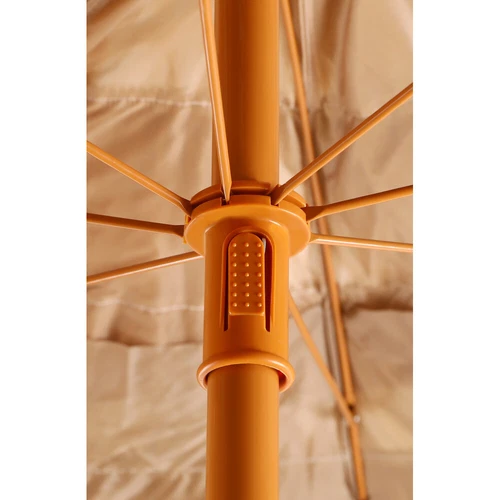 8ft Thatch Patio Tiki Umbrella,Manual Tilt Adjustment Straw Umbrella for Outdoor - Picture 9 of 12