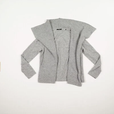 ZERO Damen Cardigan Strickjacke Gr. 38 hellgrau Langarm Feinstrick Mischgewebe - Bild 1 von 4