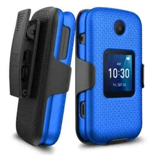 Rome Tech TCL Flip / TCL Flip Pro / Alcatel Go Flip 4 Shell Holster Combo Case