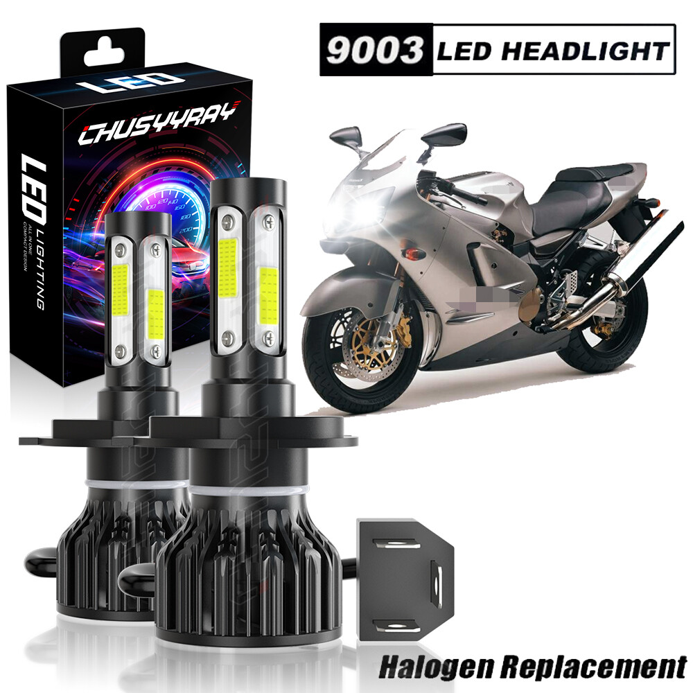 High Power HID LED Headlight H4 Bulb for Kawasaki ZX12r 2000-2005
