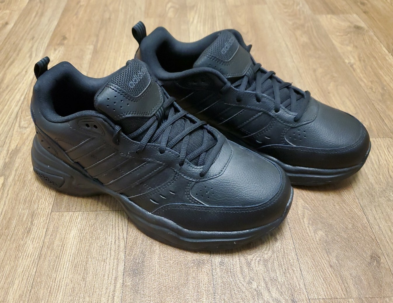 Adidas Strutter Wide Mens Triple Black 