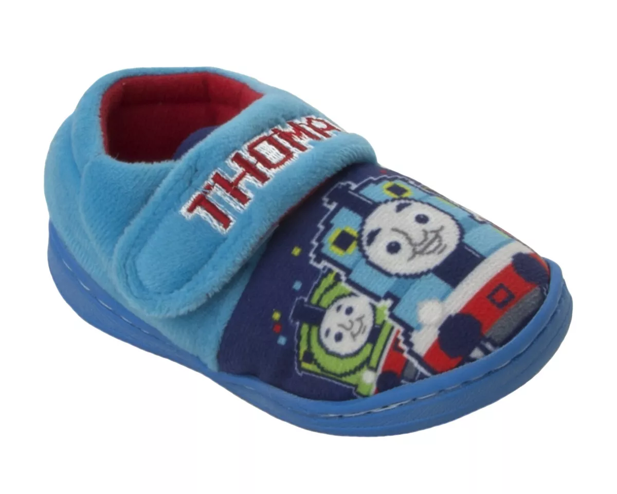 Sparsommelig Barmhjertige Ondartet tumor BOYS THOMAS THE TANK ENGINE SOFT TOUCH CLOSE HARD SOLE SLIPPERS UK SIZE  5-10 | eBay