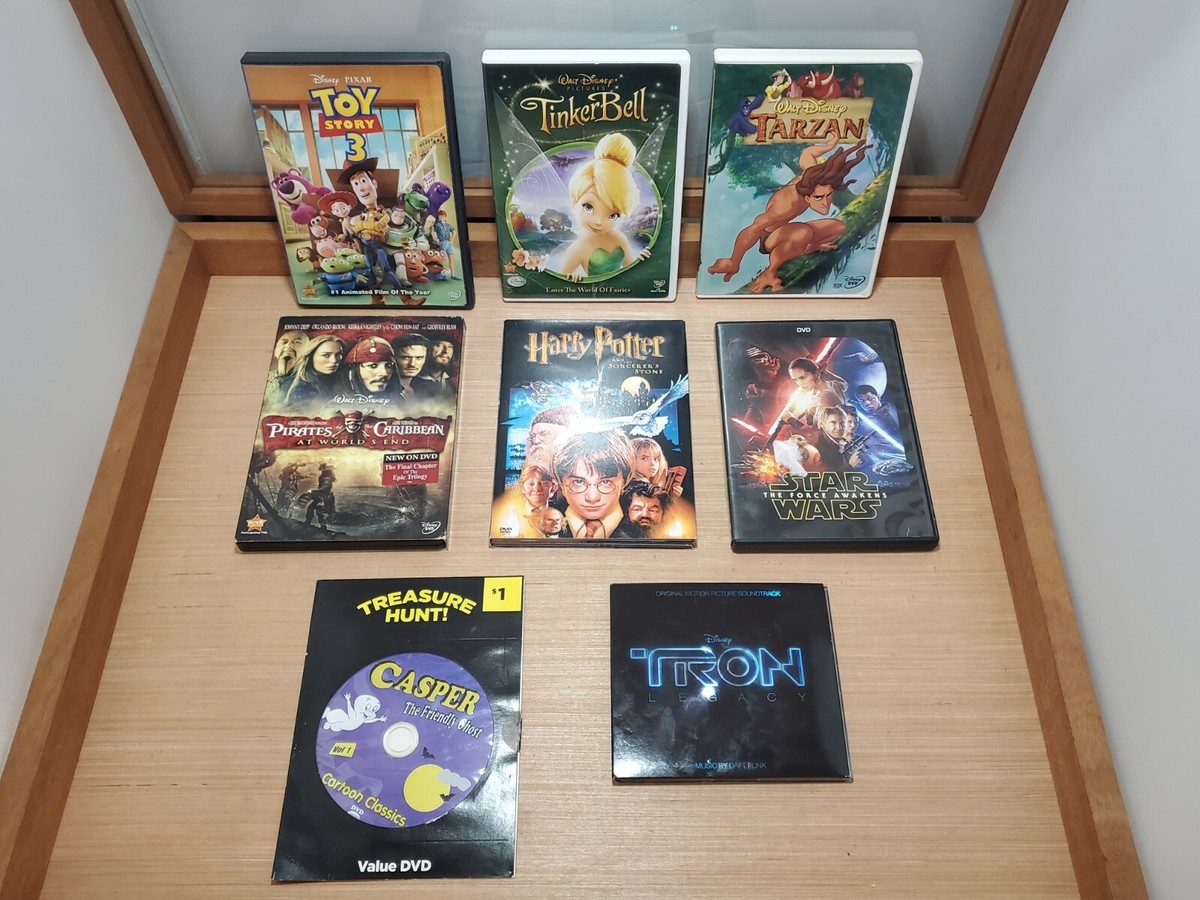 Walt Disney Movie/DVD LoT! (8) Tinkerbell, Harry Potter, Toy Story