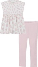 Calvin Klein Girls 2 Pieces Tunic Legging Set Size 7 8/10 12