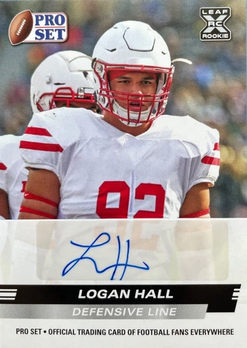 2022 Leaf Pro Set Draft Logan Hall #PSA-LH1