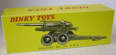 Repro Box Dinky Nr.819 Obusier de 155 A.B.S.