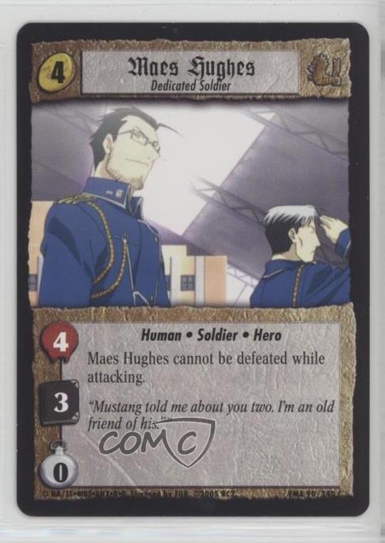 2005 Fullmetal Alchemist Trading Card Game Maes Hughes 90 0t2 eBay