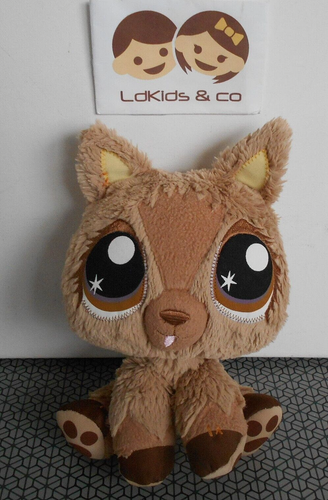 LITTLEST PETSHOP LPS #588 HASBRO CHIEN DOGUE ARGENTIN MARRON DANOIS
