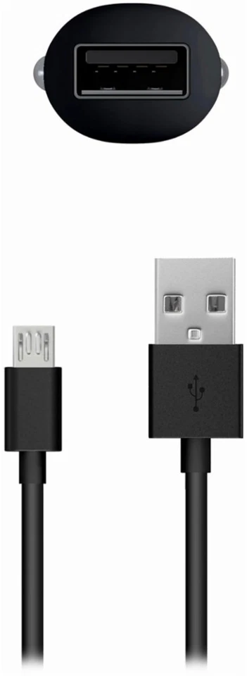 Just Wireless 12W  USB Port Car Vehicle Charger Micro USB for Samsung HTC LG - Image 2 of 3