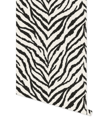 18"x117"  Zebra Pattern Peel and Stick Removable Self-Adhesive Wallpaper 209# - Afbeelding 1 van 11