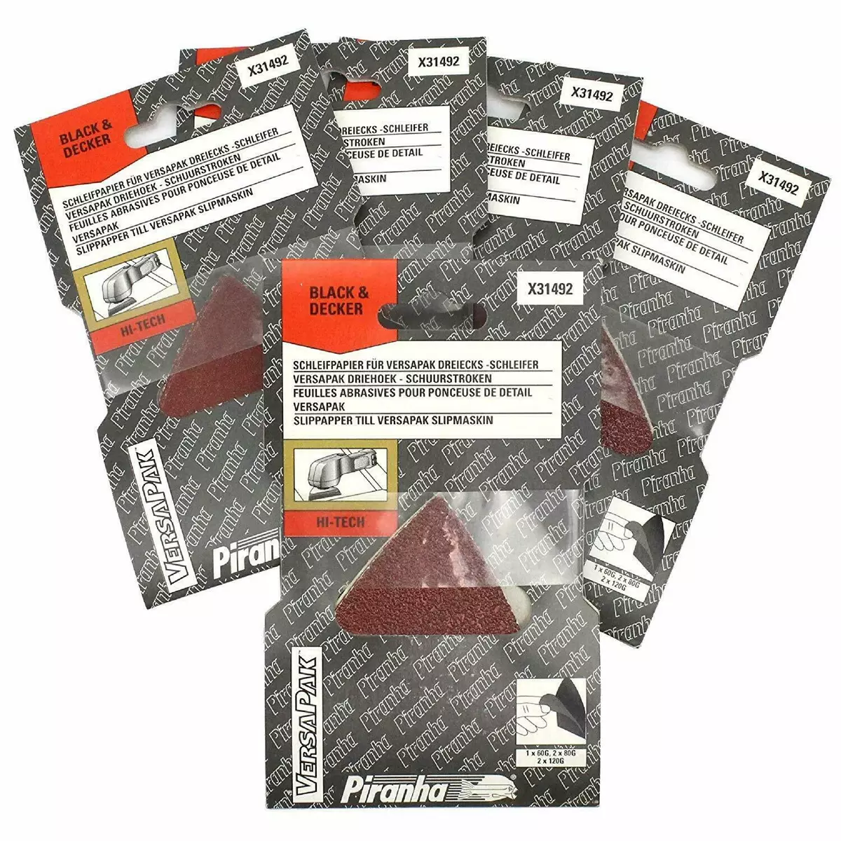 Piranha 2024 sanding sheets