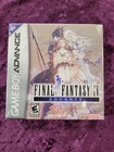 Final Fantasy IV (4) Advance Nintendo Game Boy Advance GBA (AGB-BZ4E-USA)