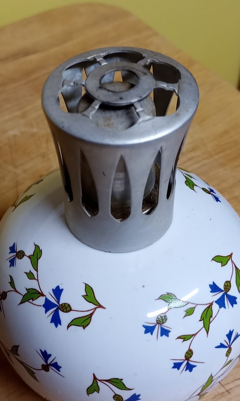 Vintage Essential Oil Diffuser, Made In France, 5" Tall, Porcelain Base