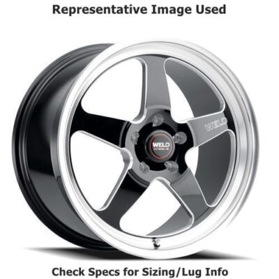 #ad #ad Weld Racing S10420573625 Ventura 22x10.5 Wheel Gloss Black Milled Diamond Lip $705.00