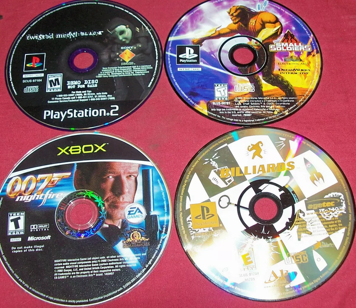 36 PlayStation 1 2 3 Xbox & 360 PC DVD Rom Video Game Discs Disk