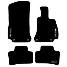 Carsio Tailored Carpet Car Floor Mats For Mercedes EQC EV 2019 Onwards + Logo