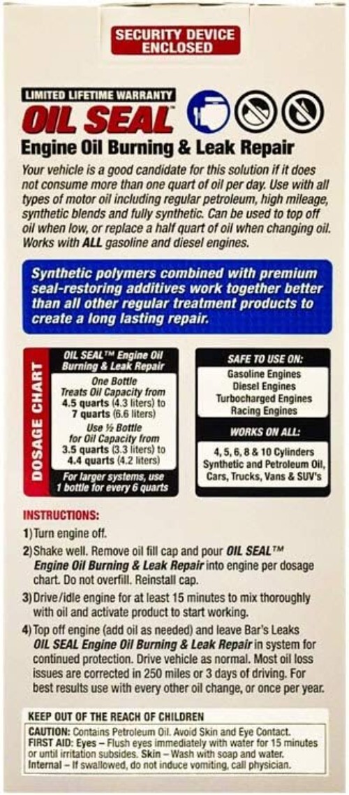 Complete Engine Repair for Oil Leaks - OS-1 Oil Sealant, 16.9 oz 4 Pack