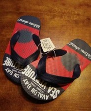 TCP Youth Big Girl Boy UNISEX Summer Flip Flop Sandals Skeleton Sharks Beach