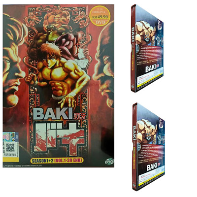 DVD Anime Baki Full Series Set Season (1 + 2 ) Subtitle English Brand New