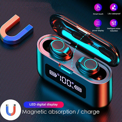 Mini TWS Earbuds Wireless Headset Earphones Stereo Dual Headphone for Bluetooth