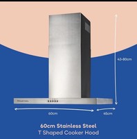 Russell Hobbs 60cm Chimney Cooker Hood - Stainless Steel RHTCH600B1SS
