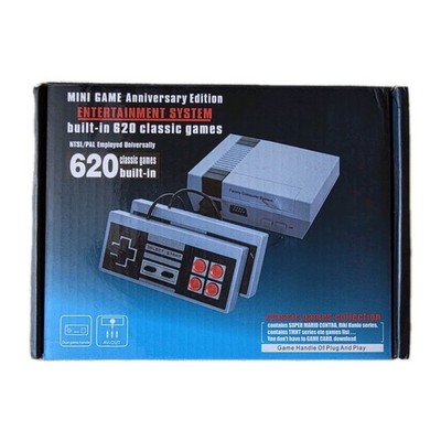 Mini Game Anniversary Edition Console 620 Built-In Classic Games AV Plug Play