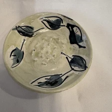 CP Ceramica Spain Garlic Ginger Grater Shredder Rasper Plate Ceramic HandPainted