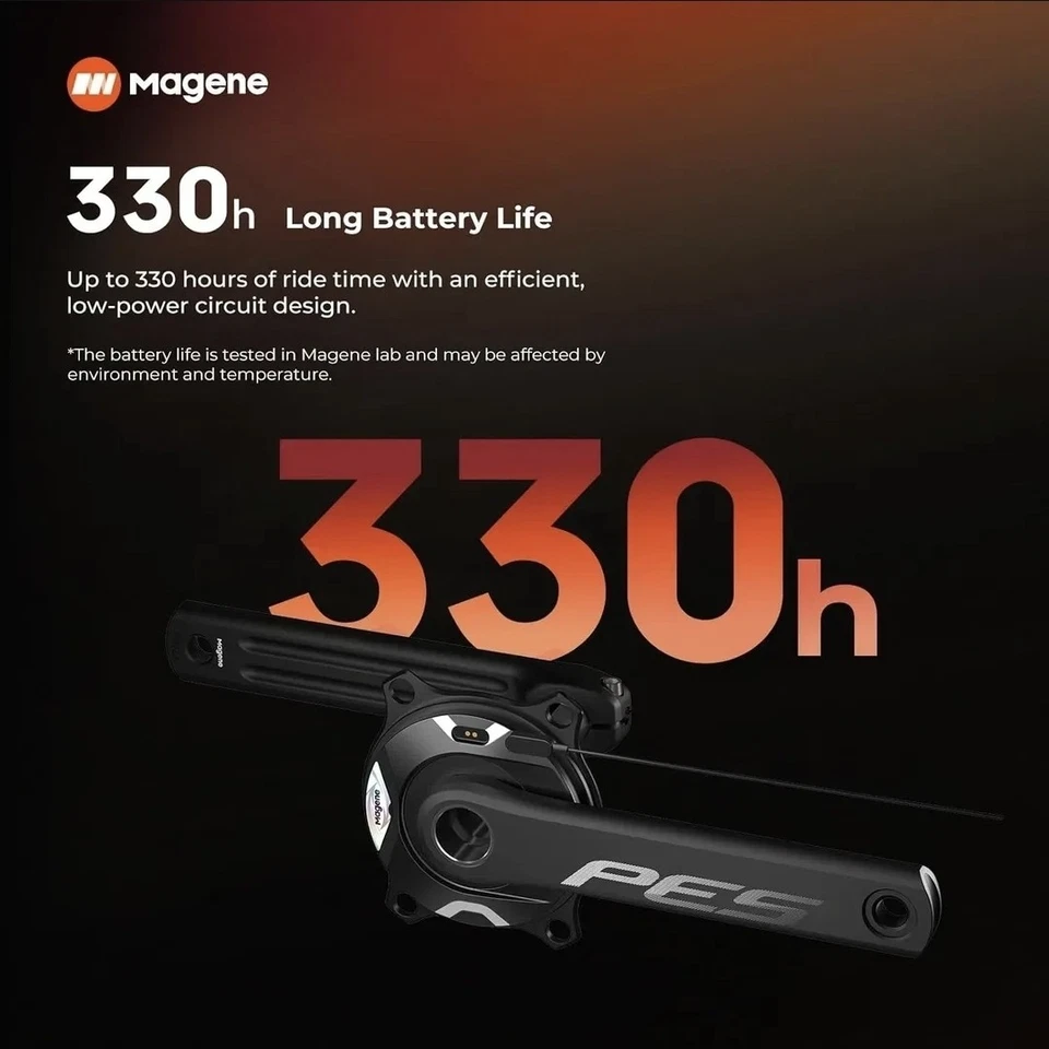 Juego de bielas medidor de potencia Magene PES P505/P515 - ±1% precisión, 625G ligero, 330H Foto 4 de 4