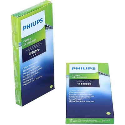 2x Philips Reinigungstabletten Kaffeefettlöser für Kaffeemaschine 6Stk CA6704/10