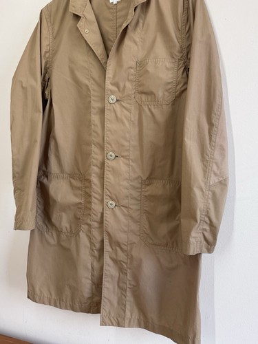 Blurhms Japan hellbraun Baumwollmischung langer Mantel Jacke Größe 4 hergestellt in Japan - Bild 3 von 7