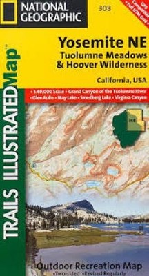 Nat Geo Maps Yosemite NE: Tuolumne Meadows and Hoover Wilderness Map (Map)