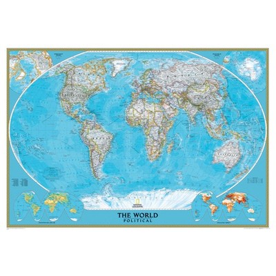 NATIONAL GEOGRAPHIC MAPS NGMRE00622007 World Classic Map Mural