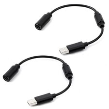 2PCS USB Breakaway Cable Adapter for Logitech G920 Thrustmaster Ferrari 458 Whee