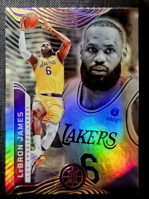 Lebron James 2021-2022 Panini Illusions Basketball Silver Holo #96 LA.Lakers NBA
