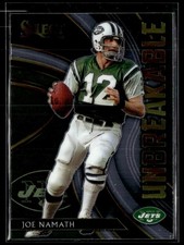 2020 Panini Select #U2 Joe Namath Unbreakable Football Card 0102G