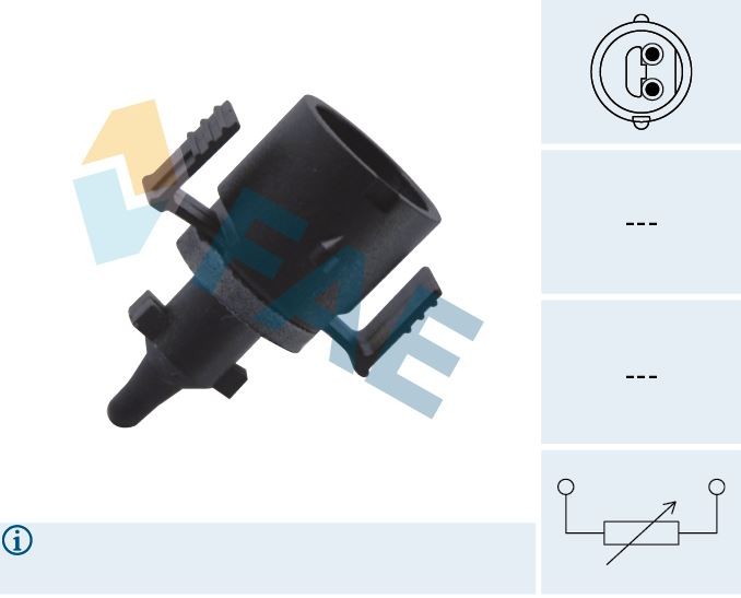 2x ✅Fits FAE 33503 INTAKE AIR TEMP. SENSOR ⭐UK Seller⭐ - Image 6