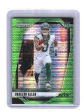2024 Panini Prizm #311 Braelon Allen Neon Green Pulsar