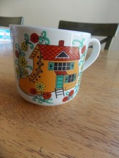 Vintage Arabia Finland Childs Mug "Old Woman Who Lived In A Shoe"