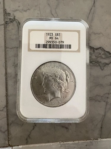 1923 Peace Silver Dollar MS64 NGC