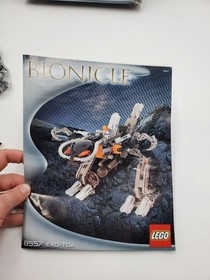 LEGO BIONICLE: Exo-Toa #8557 Box And Manuals, Few Replacement Pieces 