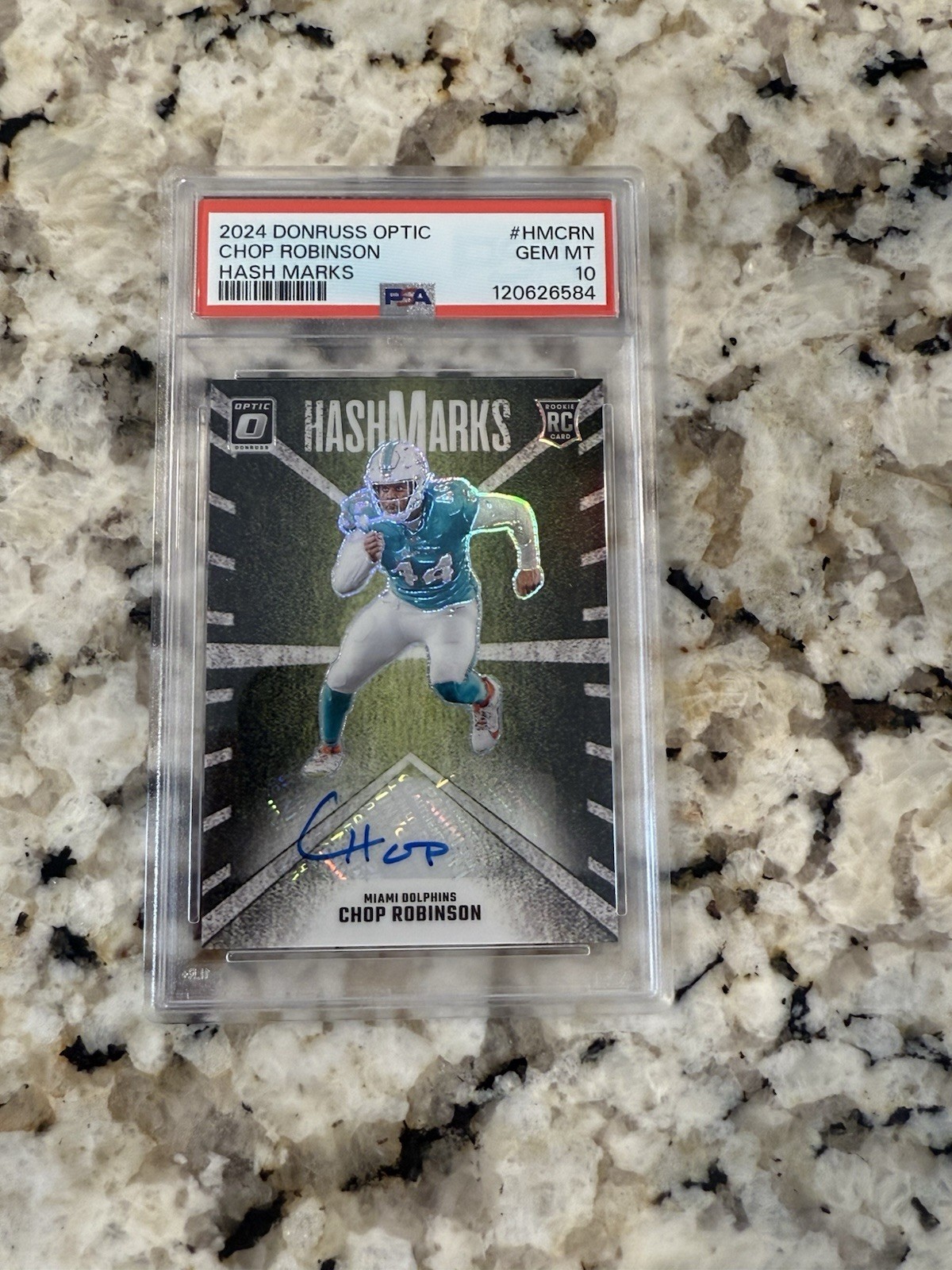 Chop Robinson Panini Donruss Optic Hash Marks #HMCRN Base