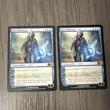 Magic: The Gathering M11 Planeswalker Card Lot - Jace Beleren x2 (Blue)