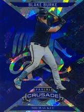 2025 Panini Crusade Blake Burke #91 Blue Prizm