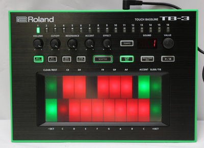 Roland TB-3 AIRA Series Touch Bassline Synthesizer w/Power Supply