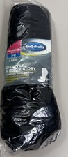 New Dr Scholls Women 8-12 Diabetes Circulatory Low Cut Socks 4 Pair Pack Black