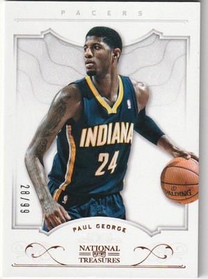 2012-13 Panini National Treasures #96 Paul George /99