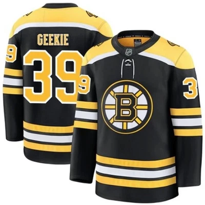 Morgan Geekie Boston Bruins Premium Home Jersey - NWT - Multiple Sizes