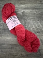 Done Roving Yarn Company Elegant Ewe 60/40 Merino/Silk 250 yds 4 oz Ripe Tomato