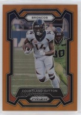 2023 Panini Prizm Orange Prizm 27/249 Courtland Sutton #85 14dq